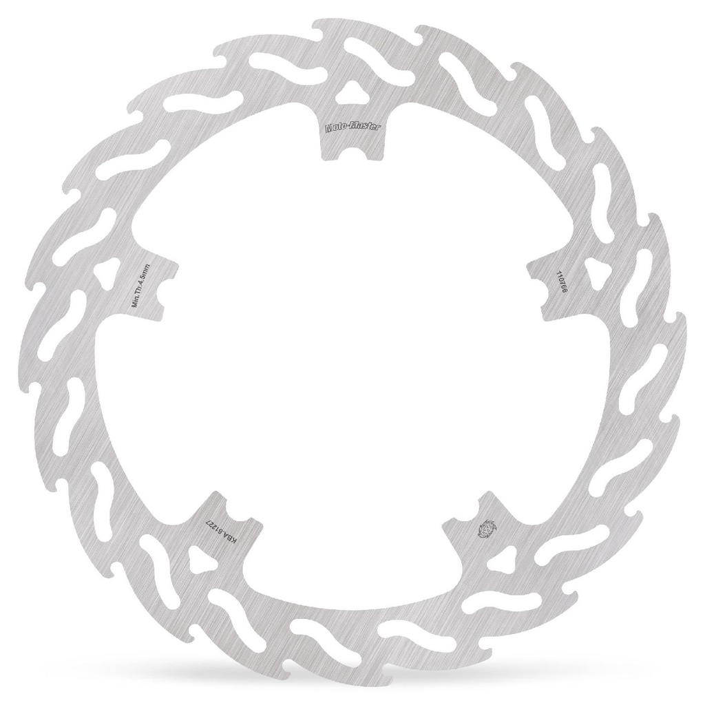 Moto-Master : Flame Road disc | Fixed | Front | Right | Harley-Davidson