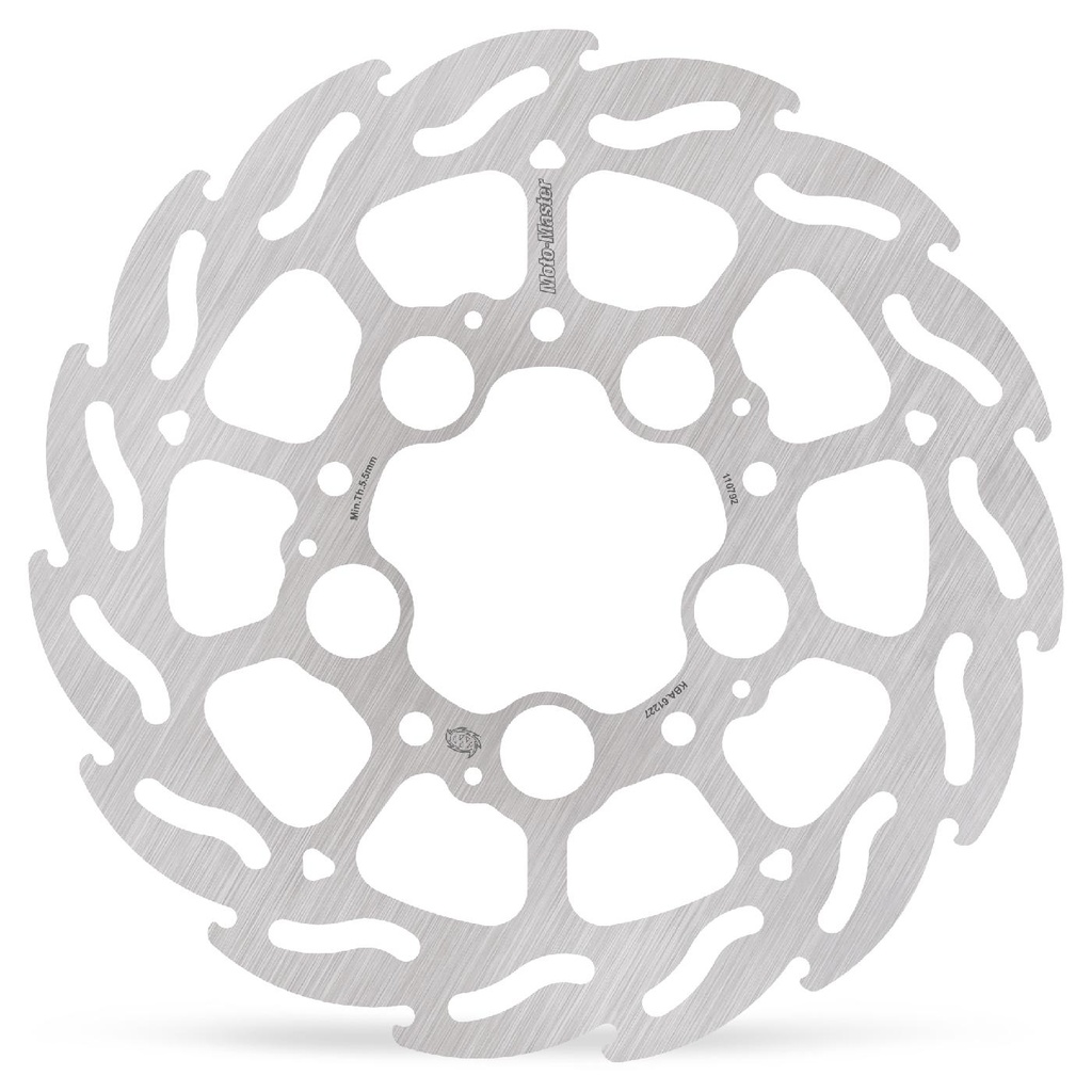 Moto-Master :  Flame rear disc Honda: VFR800F ABS/Plus ABS, VRF800X Crossrunner ABS (6MM disc)