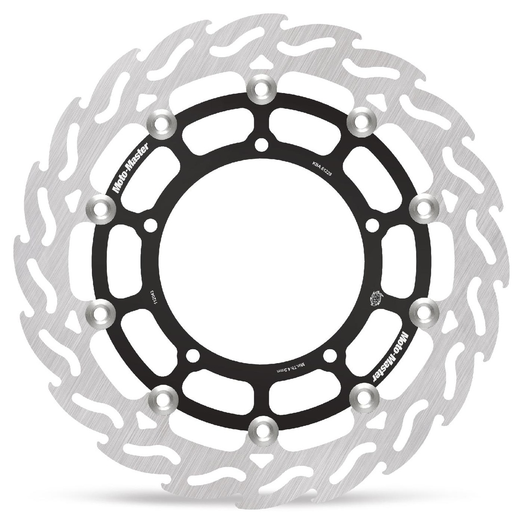 Moto-Master :  Flame front disc left Yamaha: YZF R1, FZ1/ABS, FZ1 Fazer/ABS, V-max 1680