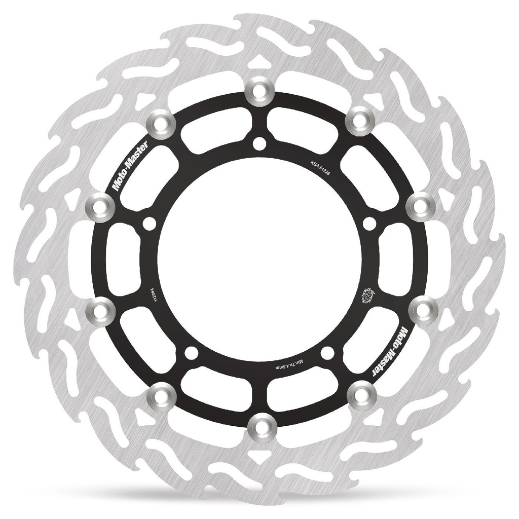 Moto-Master : Flame Road disc | Floating | Front | Right | Yamaha: YZF R1, FZ1/ABS, FZ1 Fazer/ABS, V-max 1680