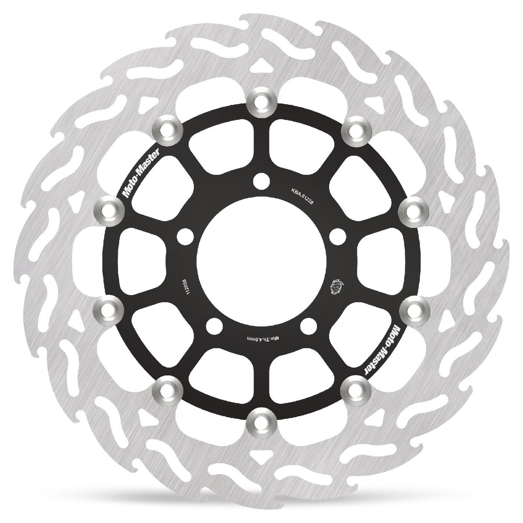 Moto-Master : Flame Road disc | Floating | Front | Right | Kawasaki: ZX-10R Ninja/ABS, GTR1400/ABS, ZZR1400/ABS