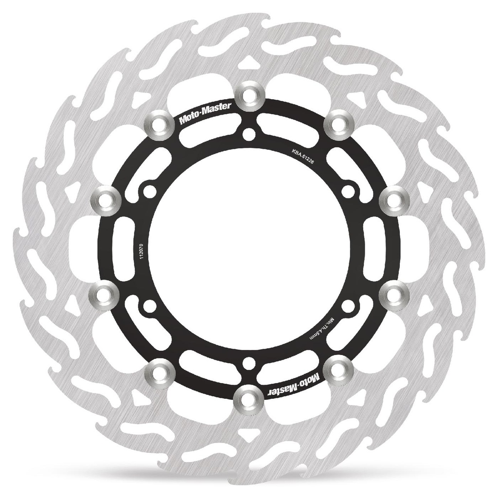 Moto-Master: Flame Road disc | Floating | Front | Left | Yamaha: MT-01 07-08