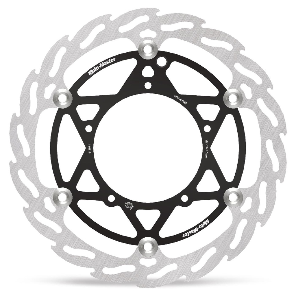 Moto-Master: Flame MX disc | Floating | Front | Ø270mm | Black | Aprilia, BMW
