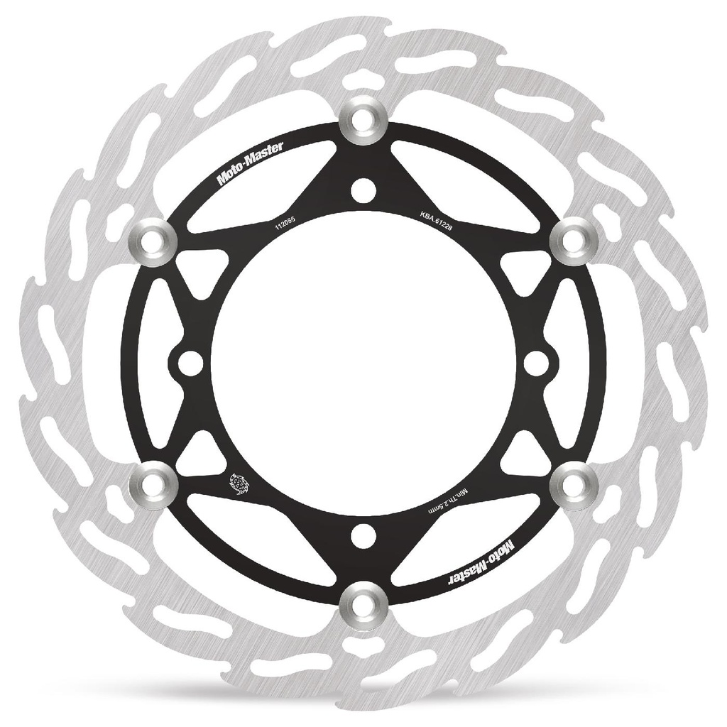 Moto-Master: Flame MX disc | Floating | Front | Ø270mm | Black | Suzuki: RM/RMZ