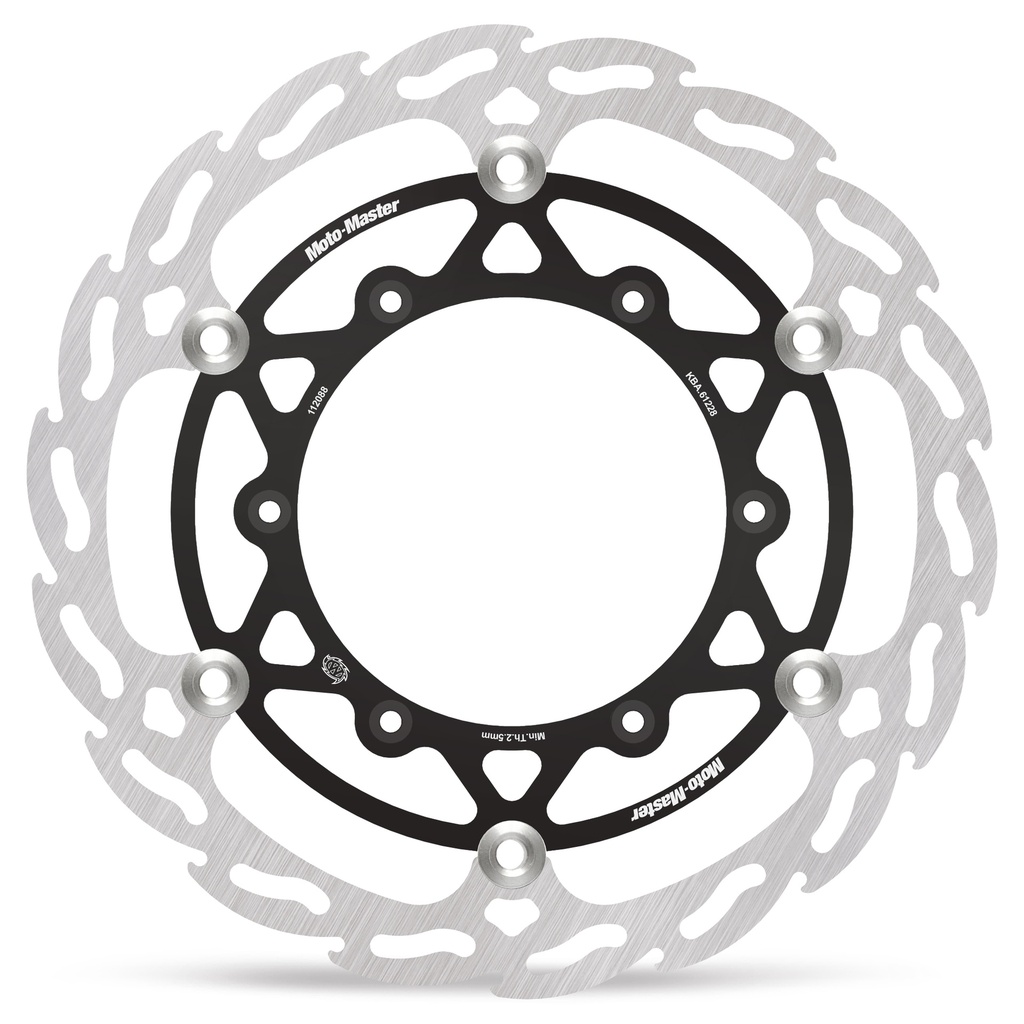 Moto-Master : Flame MX disc | Floating | Front | Ø270mm | Black | Yamaha: YZ/YZF