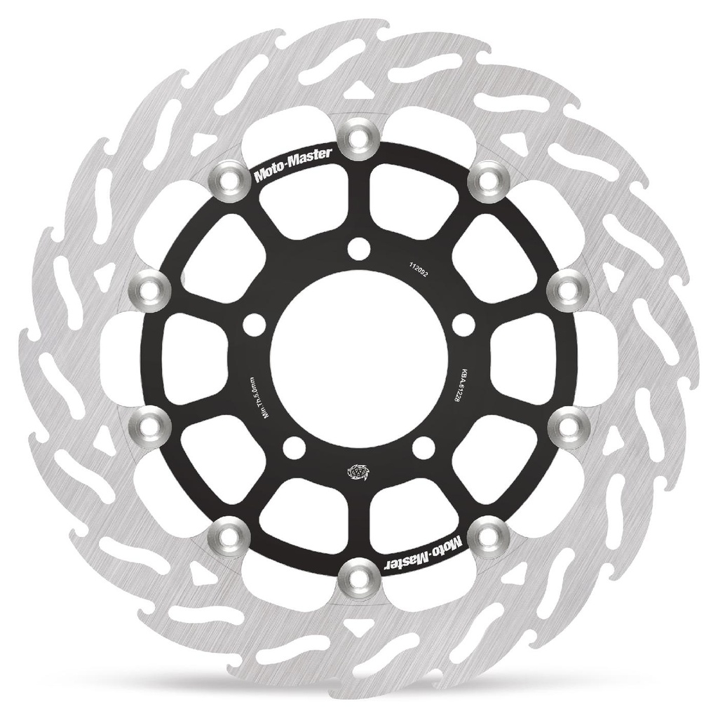 Moto-Master : Racing Flame Road disc | Floating | Front | Left | Kawasaki: ZX14R
