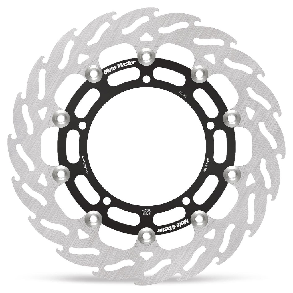 Moto-Master : Racing Flame Road disc | Floating | Front | Left | Yamaha: YZF R1/R6, Fazer 8/ABS, FZ8/ABS, XT1200Z/ABS Tenere