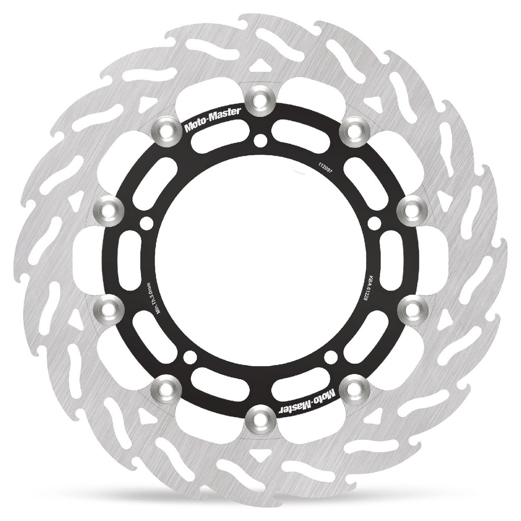 Moto-Master : Racing Flame Road disc | Floating | Front | Right | Yamaha: YZF R1/R6, Fazer 8/ABS, FZ8/ABS, XT1200Z/ABS Tenere