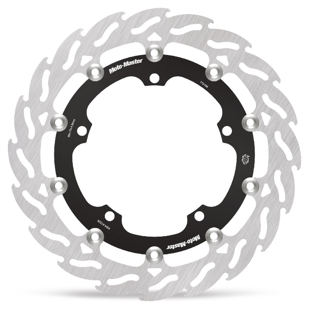 Moto-Master : Flame Road disc | Floating | Front | Left | Triumph: Speed Triple 1050, Sprint GT