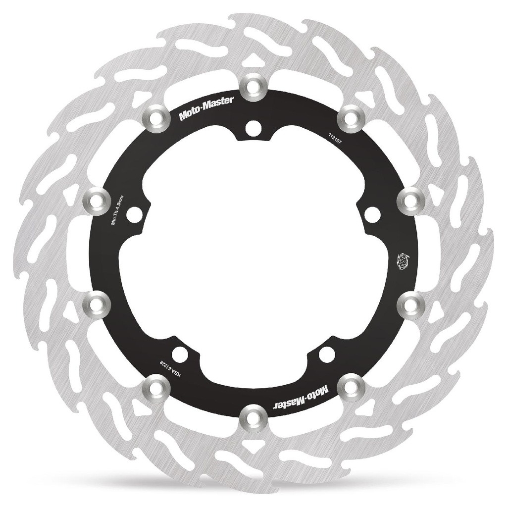 Moto-Master : Flame Road disc | Floating | Front | Right | Triumph: Speed Triple 1050, Sprint GT