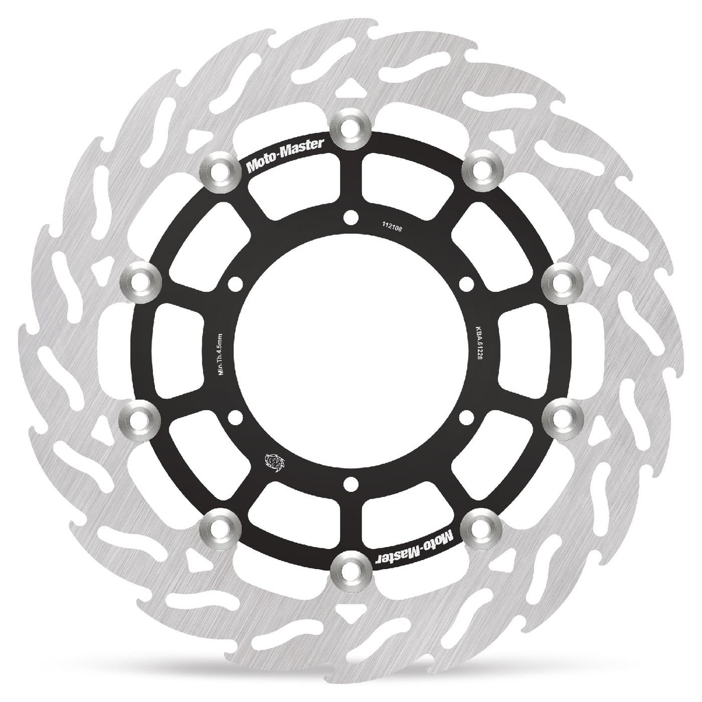 Moto-Master : Flame Road disc | Floating | Front | Left | BMW: G650GS, F800GS