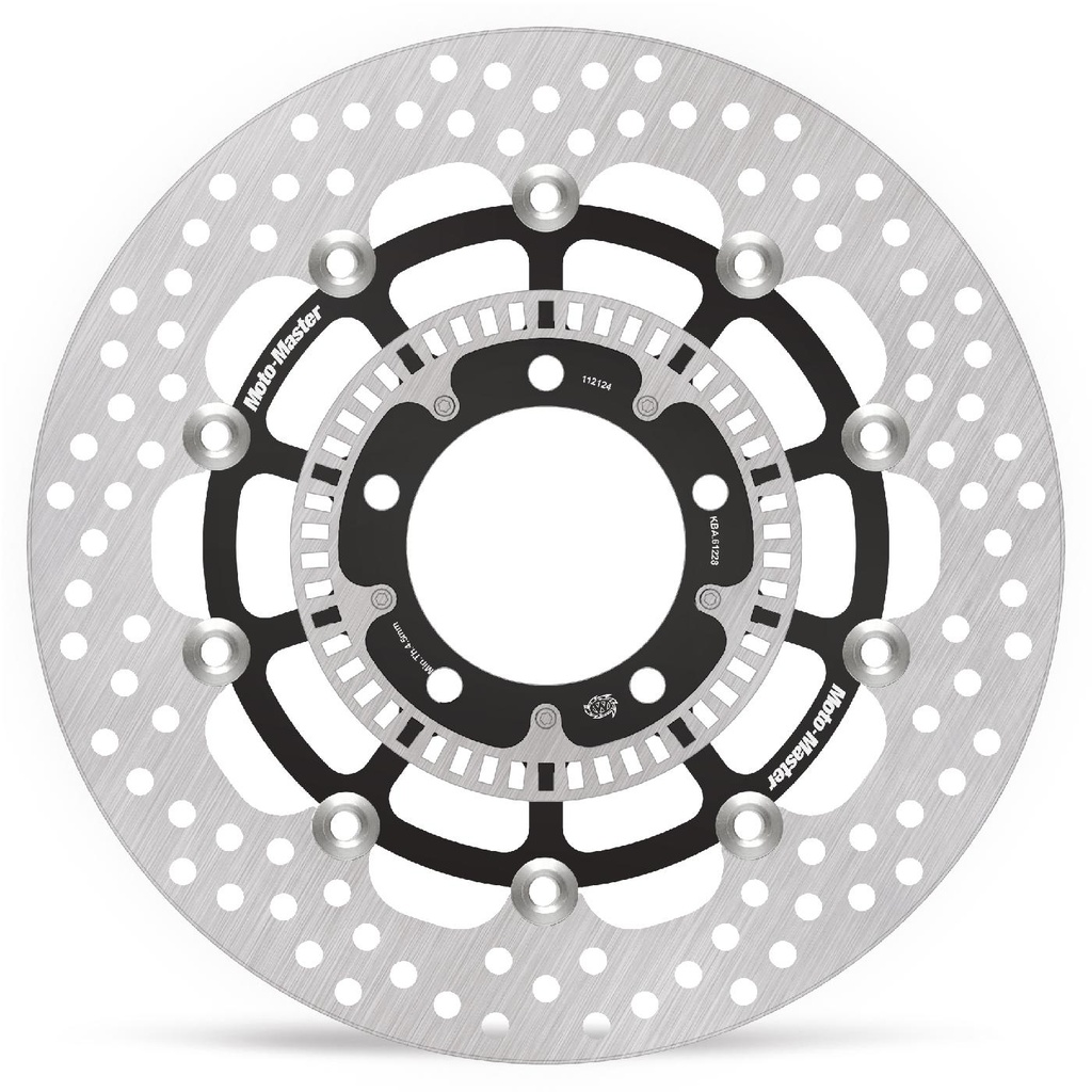 Moto-Master : Halo Road disc | Floating | Front | Kawasaki: ER-6F/ABS, Versys/ABS, Z750/R/ABS (Incl. ABS ring)