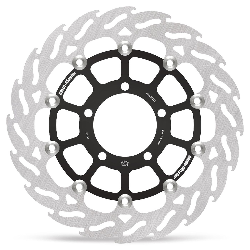 Moto-Master : Flame Road disc | Floating | Front | Left | Triumph: Daytona 675 ABS