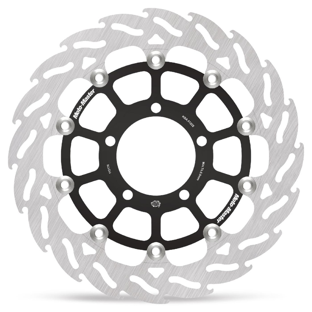 Moto-Master : Racing Flame Road disc | Floating | Front | Right | Triumph: Daytona 675 ABS