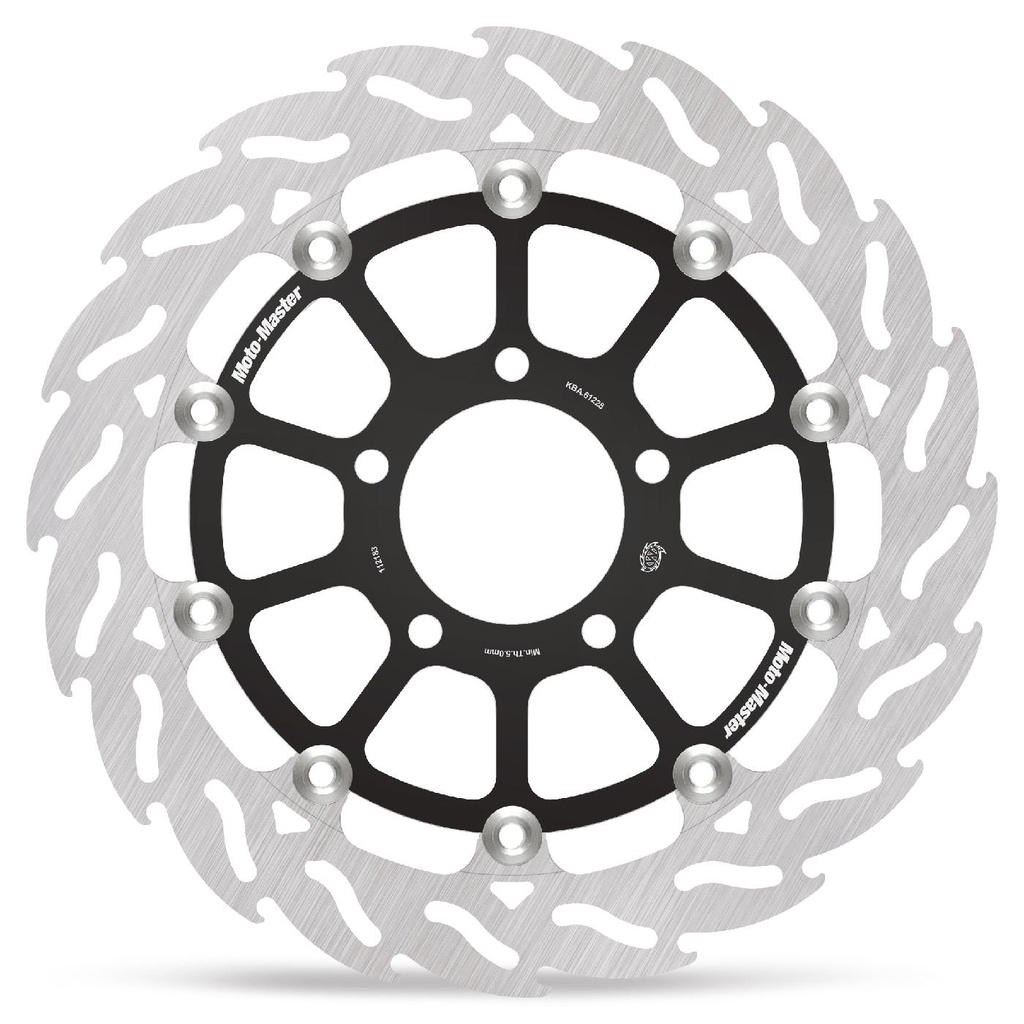 Moto-Master : Racing Flame Road disc | Floating | Front | Right | Suzuki: GSX-R 600-750-1000