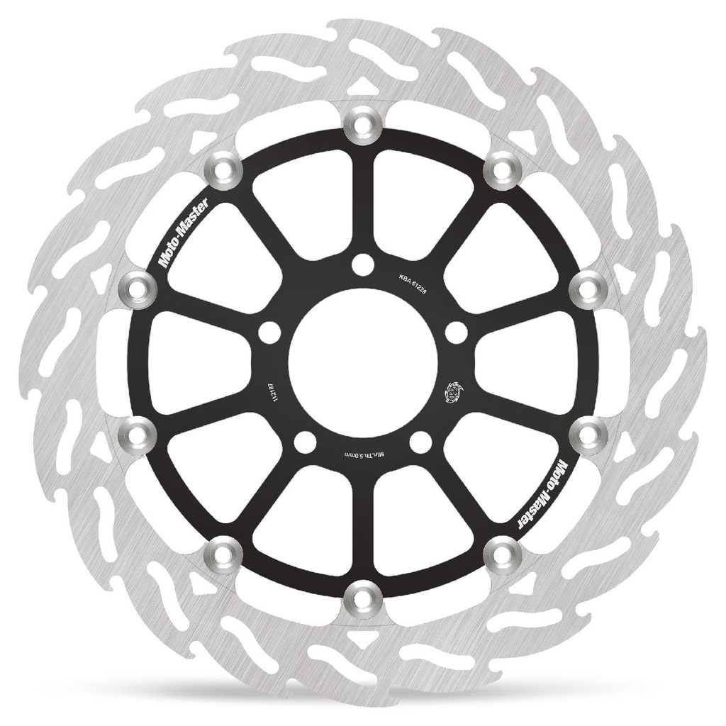Moto-Master : Racing Flame Road disc | Floating | Front | Right | Suzuki: GSX-R600-750-1000-1300