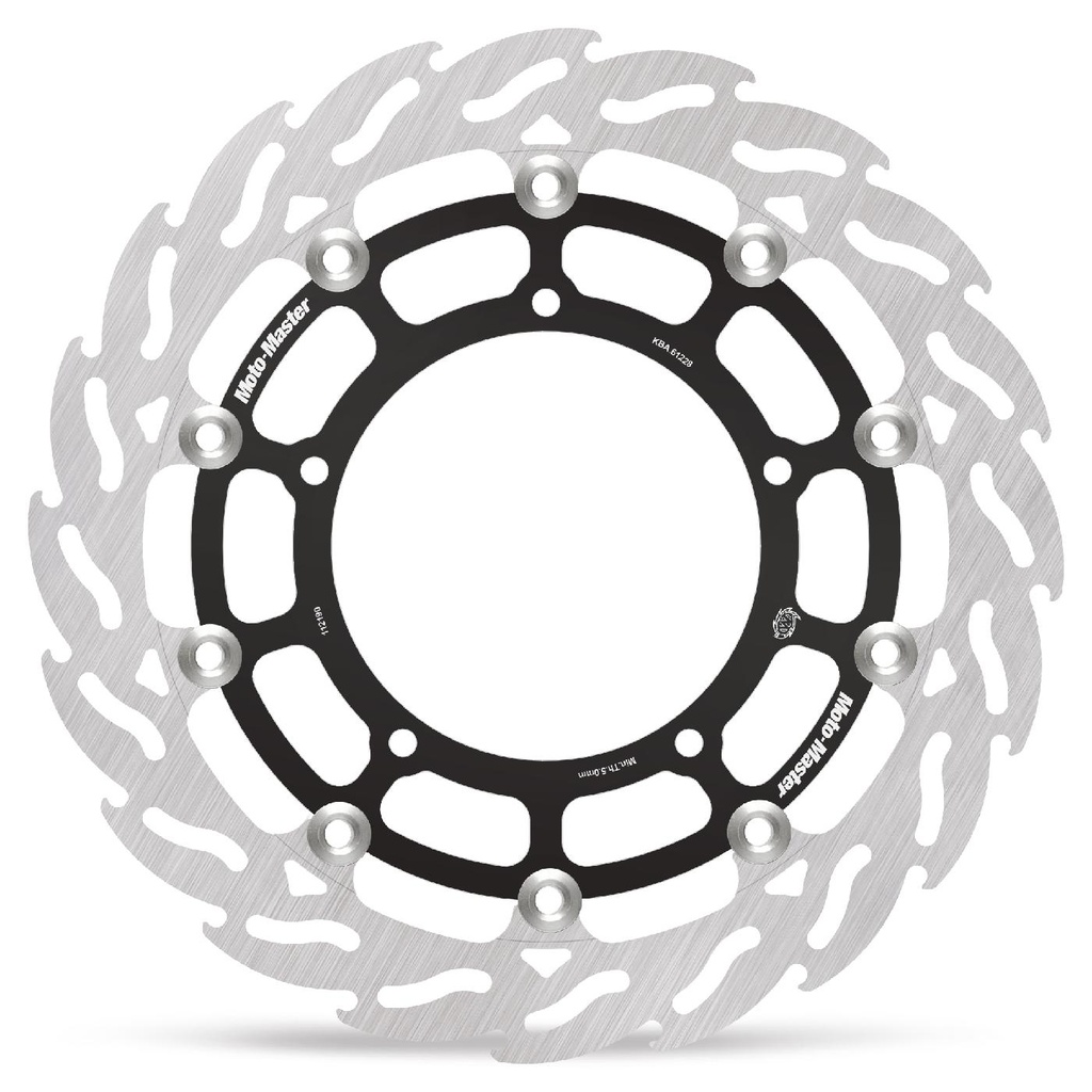 Moto-Master: Racing Flame Road disc | Floating | Front | Left | Yamaha: YZF R1