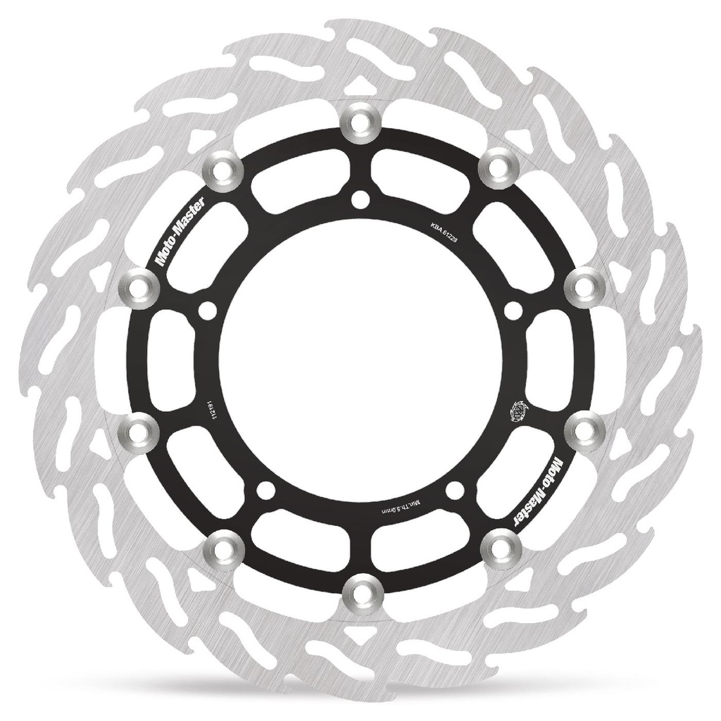 Moto-Master: Racing Flame Road disc | Floating | Front | Right | Yamaha: YZF R1