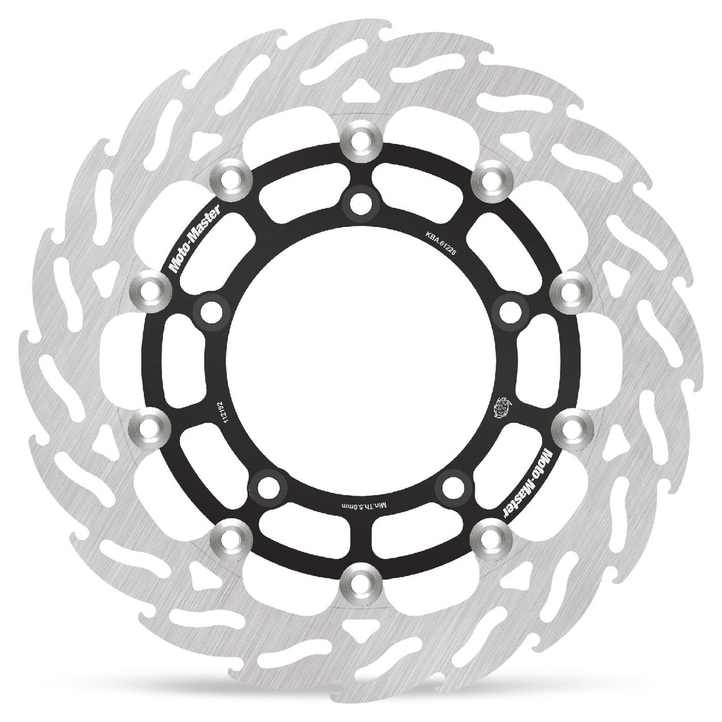 Moto-Master : Racing Flame Road disc | Floating | Front | Left | Suzuki: DL 650 ABS, GS 600 ABS