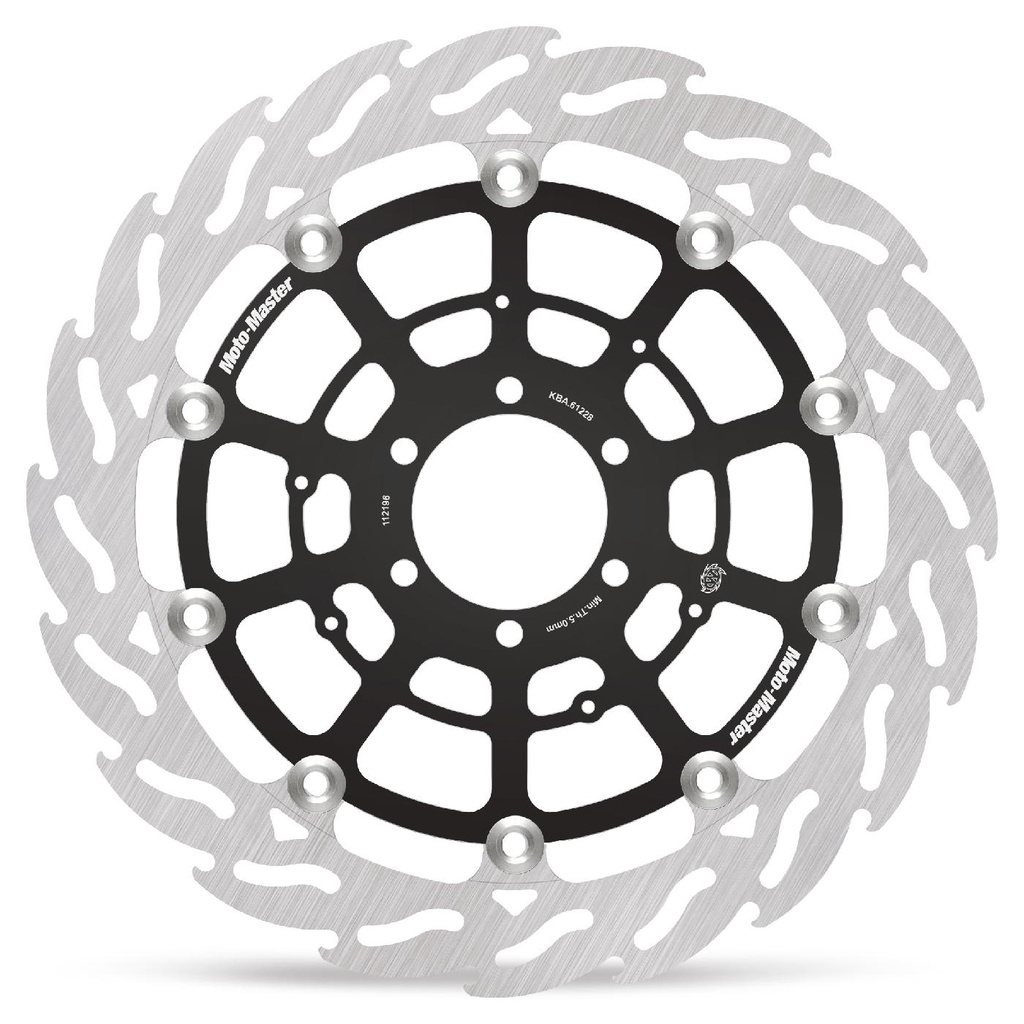 Moto-Master: Racing Flame Road disc | Floating | Front | Left | BMW: HP4