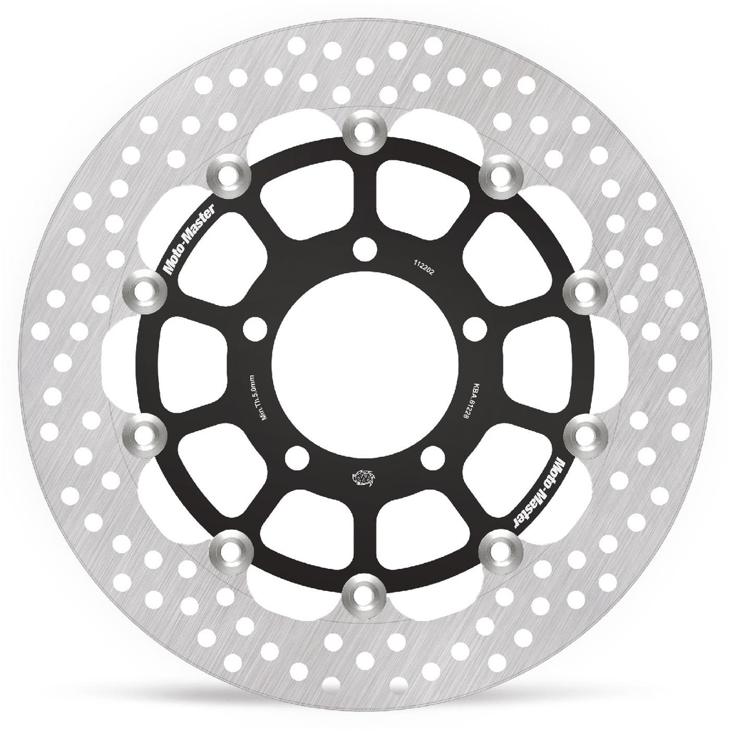 Moto-Master : Racing Halo Road disc | Floating | Front | Kawasaki: ZX-6R/RR Ninja, ZX-10R Ninja, ER-6F, ER-6N, Versys, Z750/R, Z1000/ABS/SX