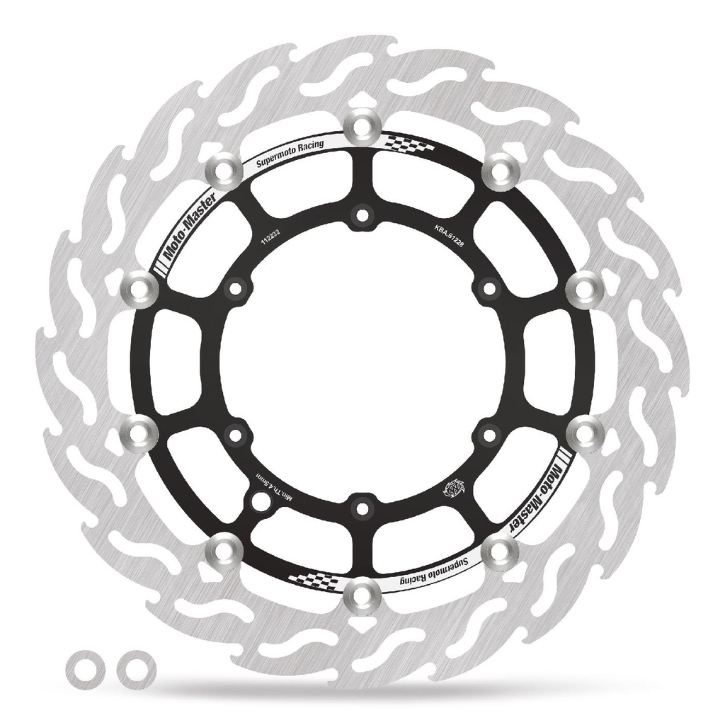 Moto-Master : Flame Supermoto Racing disc | Ø320mm | KTM: 525SMR, 560SMR (Incl. spacers) 