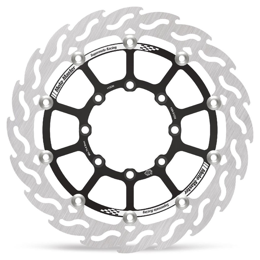 Moto-Master : Flame Supermoto Racing disc | Ø320mm | Kawasaki: KX125/250/250F, KDX125/200/220, KLX250SE/SR, Suzuki: RMZ250