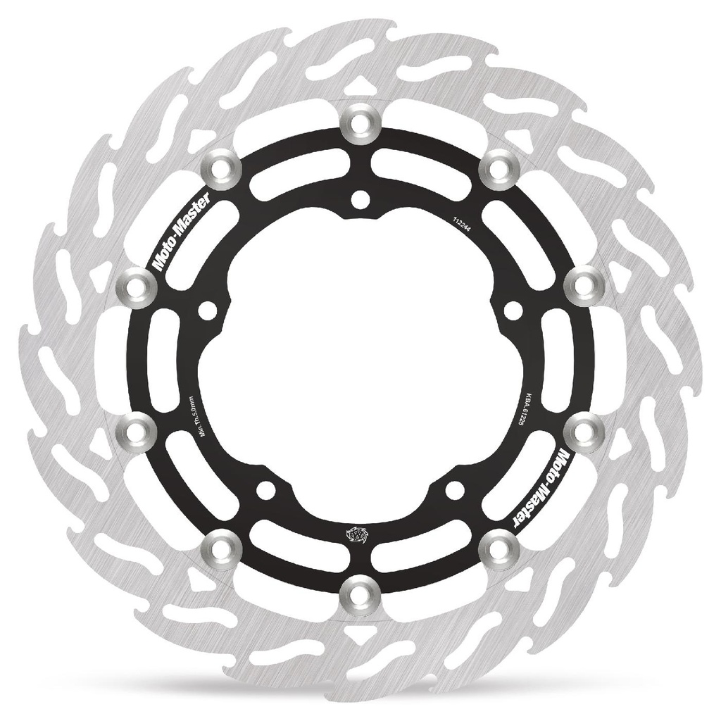 Moto-Master : Racing Flame Road disc | Floating | Front | Left | Yamaha: R1 2015->