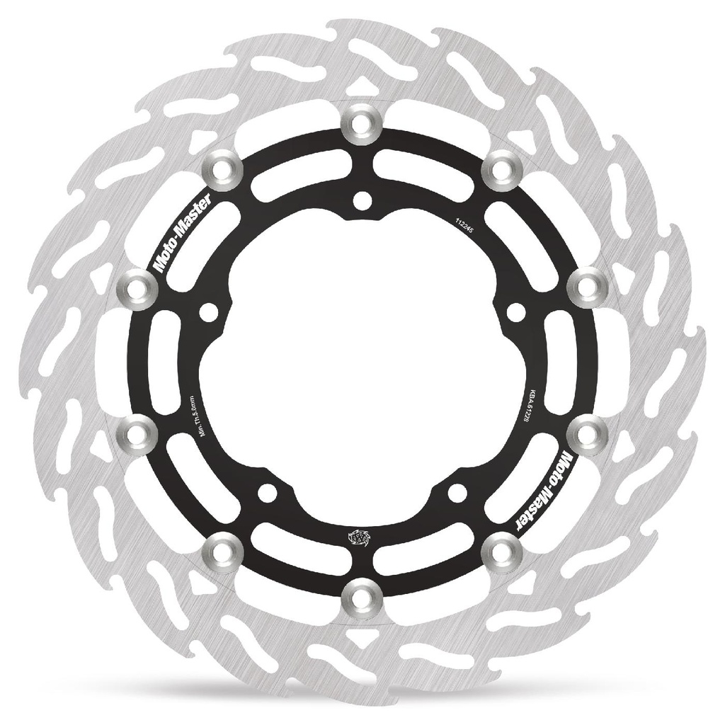 Moto-Master: Racing Flame Road disc | Floating | Front | Right | Yamaha: R1 2015->