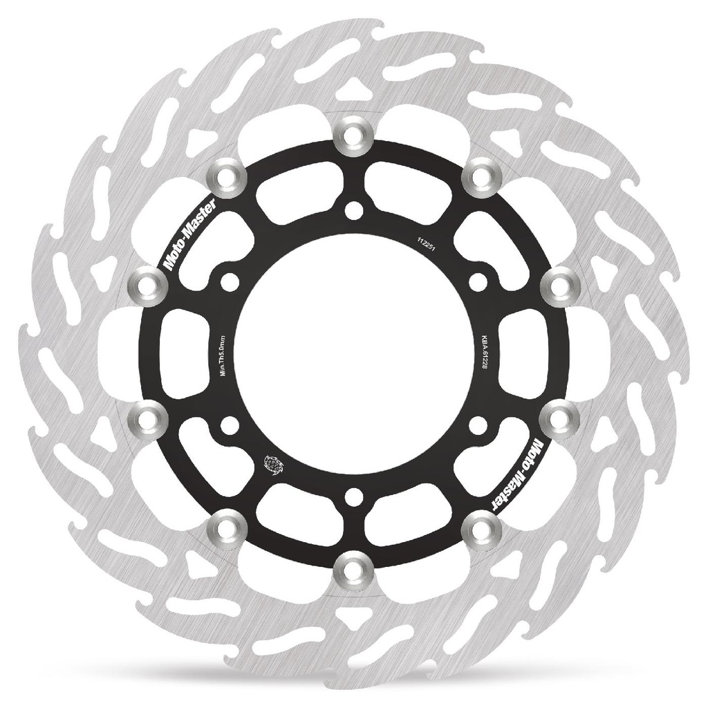Moto-Master : Racing Flame Road disc | Floating | Front | Left | Suzuki: GSX-S1000(F)