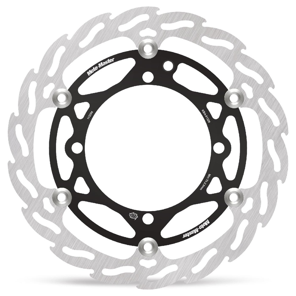 Moto-Master : Flame MX disc | Floating | Front | Ø270mm | Black | Sherco: SE250, SE300, SE450