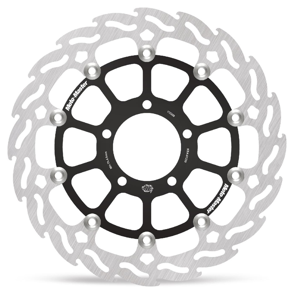 Moto-Master : Flame Road disc | Floating | Front | Right | Kawasaki: ZX10 2016->