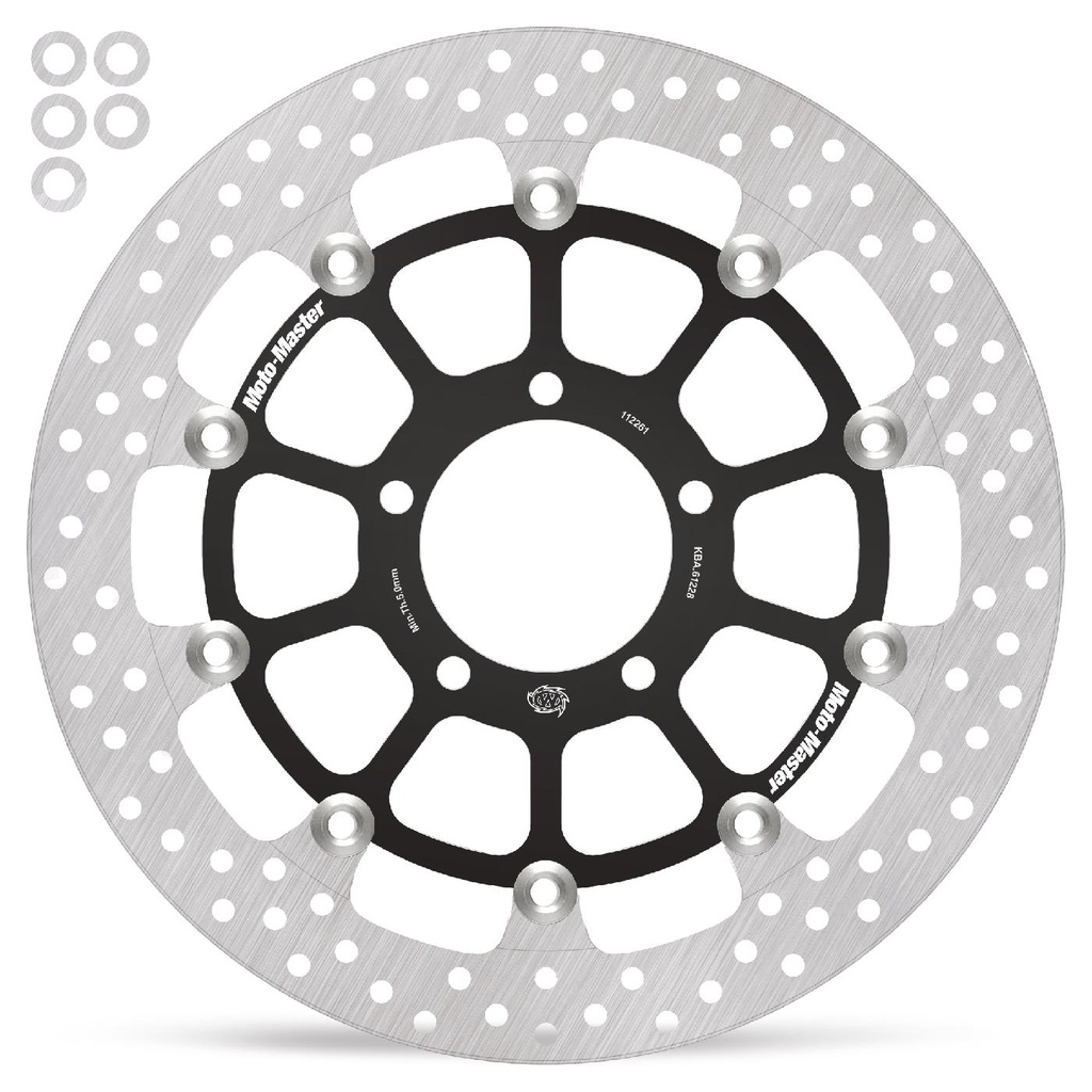 Moto-Master : Racing Halo Road disc | Floating | Front | Kawasaki: ZX10 2016->