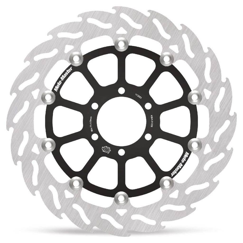 Moto-Master : Flame Road disc | Floating | Front | Right | Ducati: Monster 620/695, Monster 800 S2R, Multistrada 620