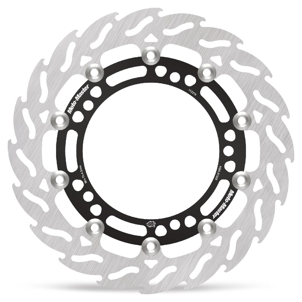 Moto-Master :  Flame front disc left Kawasaki: Z650/900, Ninja 650 2017-->