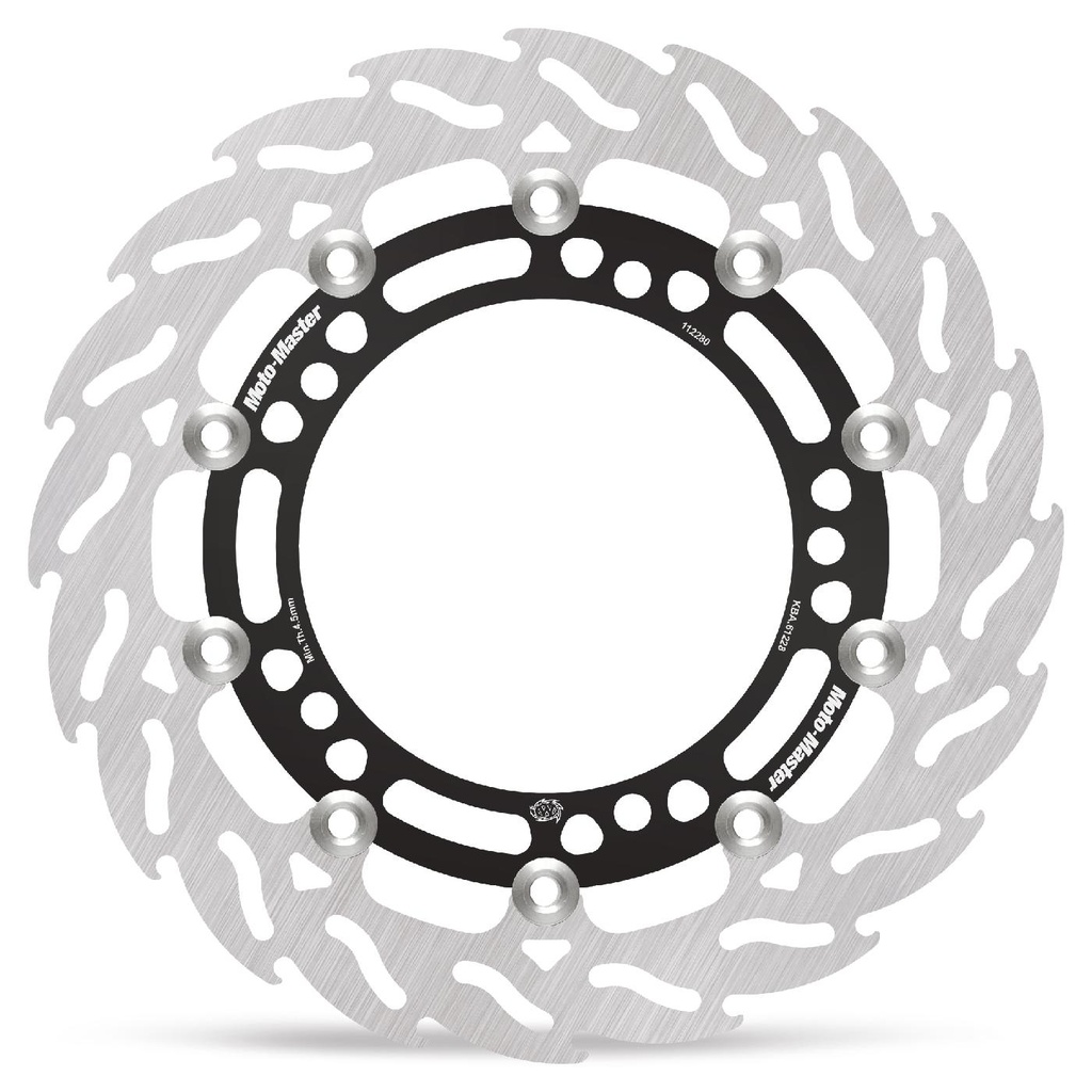 Moto-Master: Flame Road disc | Floating | Front | Right | Kawasaki: Z650/900, Ninja 650 2017->