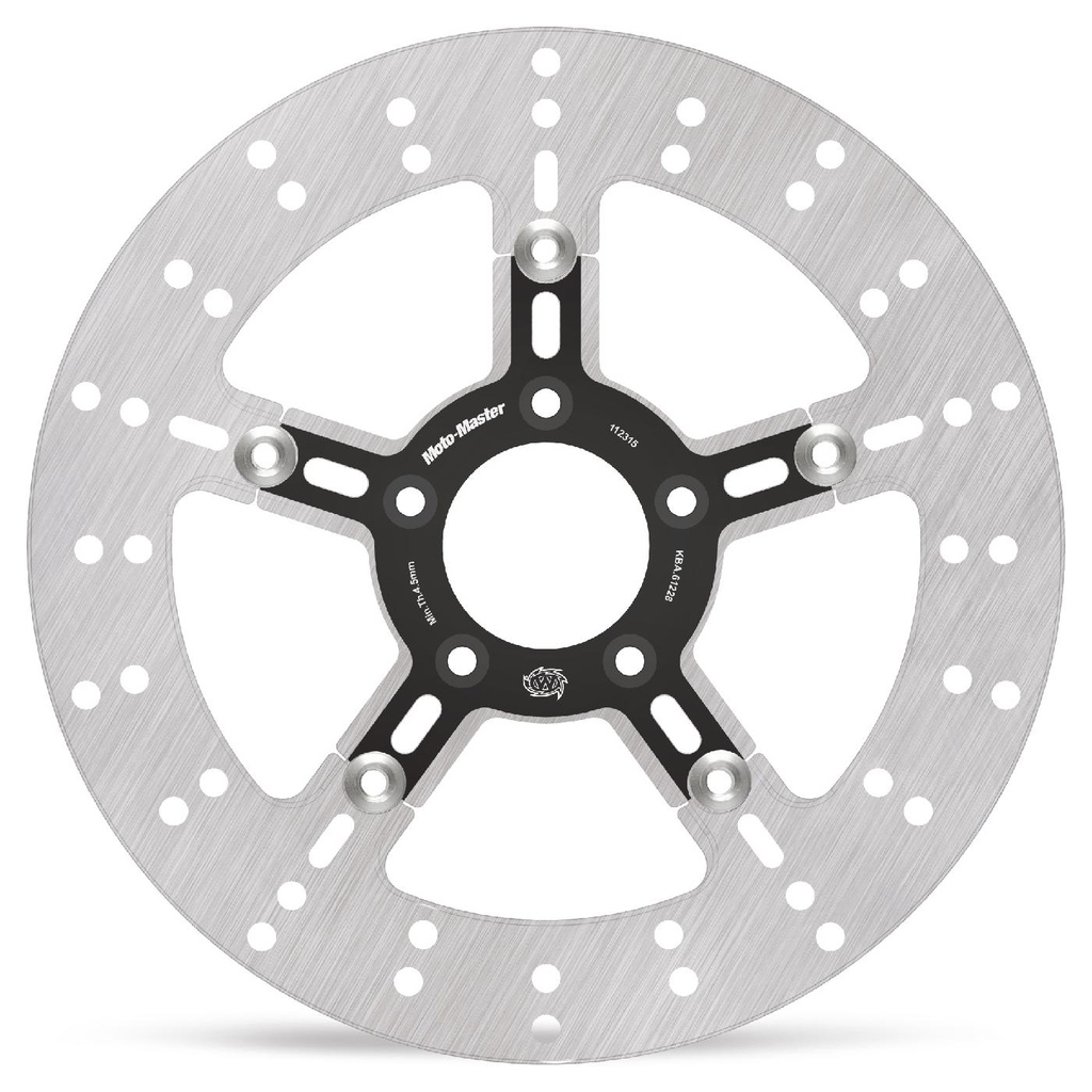 Harley Adrian Sport floating disc alu carrier Ø300 (8.7mm holes, no counterbore)