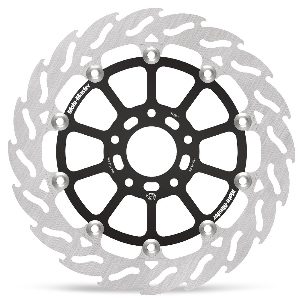 Moto-Master : Racing Flame Road disc | Floating | Front | Left | KTM: 790 Duke