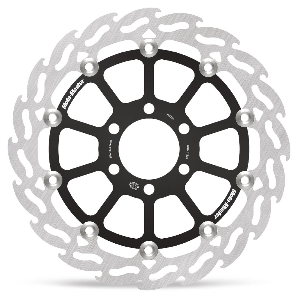 Moto-Master : Flame Road disc | Floating | Front | Left | KTM: 125 Duke ABS (2011-2012), 200 Duke ABS (2012)