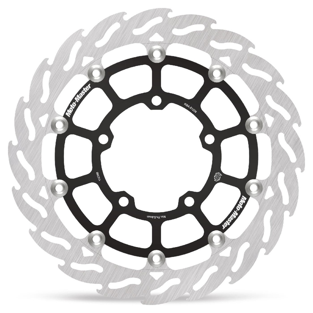 Moto-Master: Flame Road disc | Floating | Front | Left | Suzuki: Hayabusa 2021->