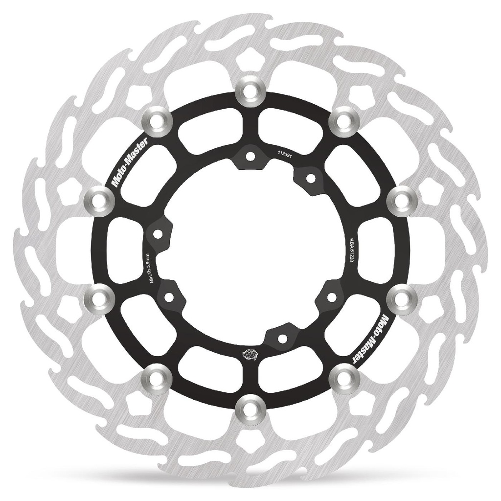 Moto-Master : Flame Road disc | Floating | Front | Left | Honda: CRF300 Rally