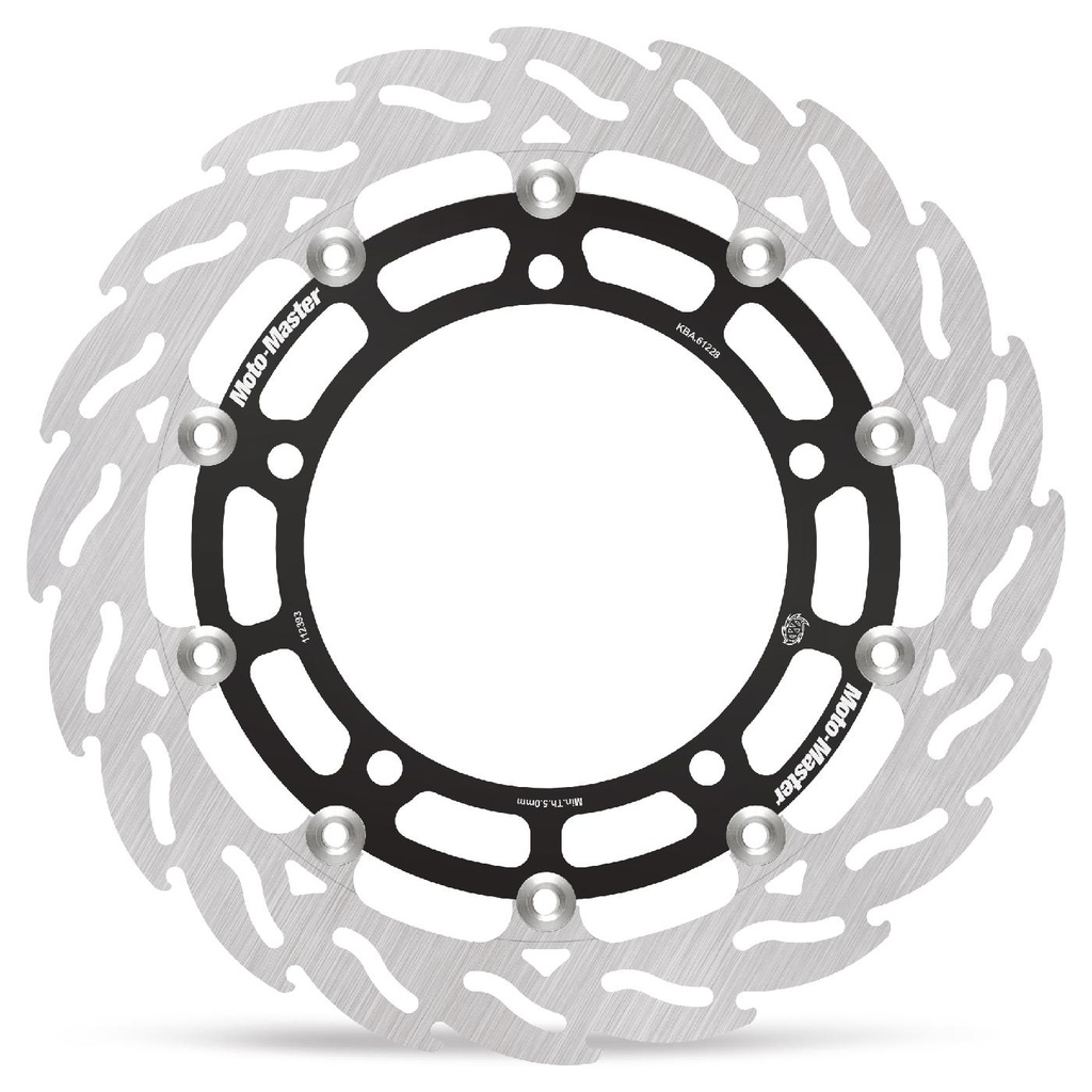 Moto-Master : Flame Road disc | Floating | Front | Right | Kawasaki: Ninja H2 SX