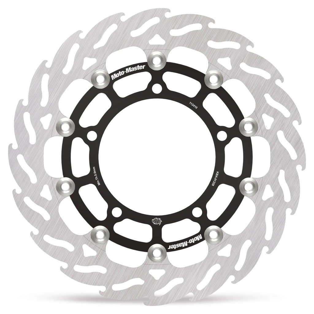 Moto-Master : Racing Flame Road disc | Floating | Front | Left | Suzuki: V-Strom 800DE, GSX-8R