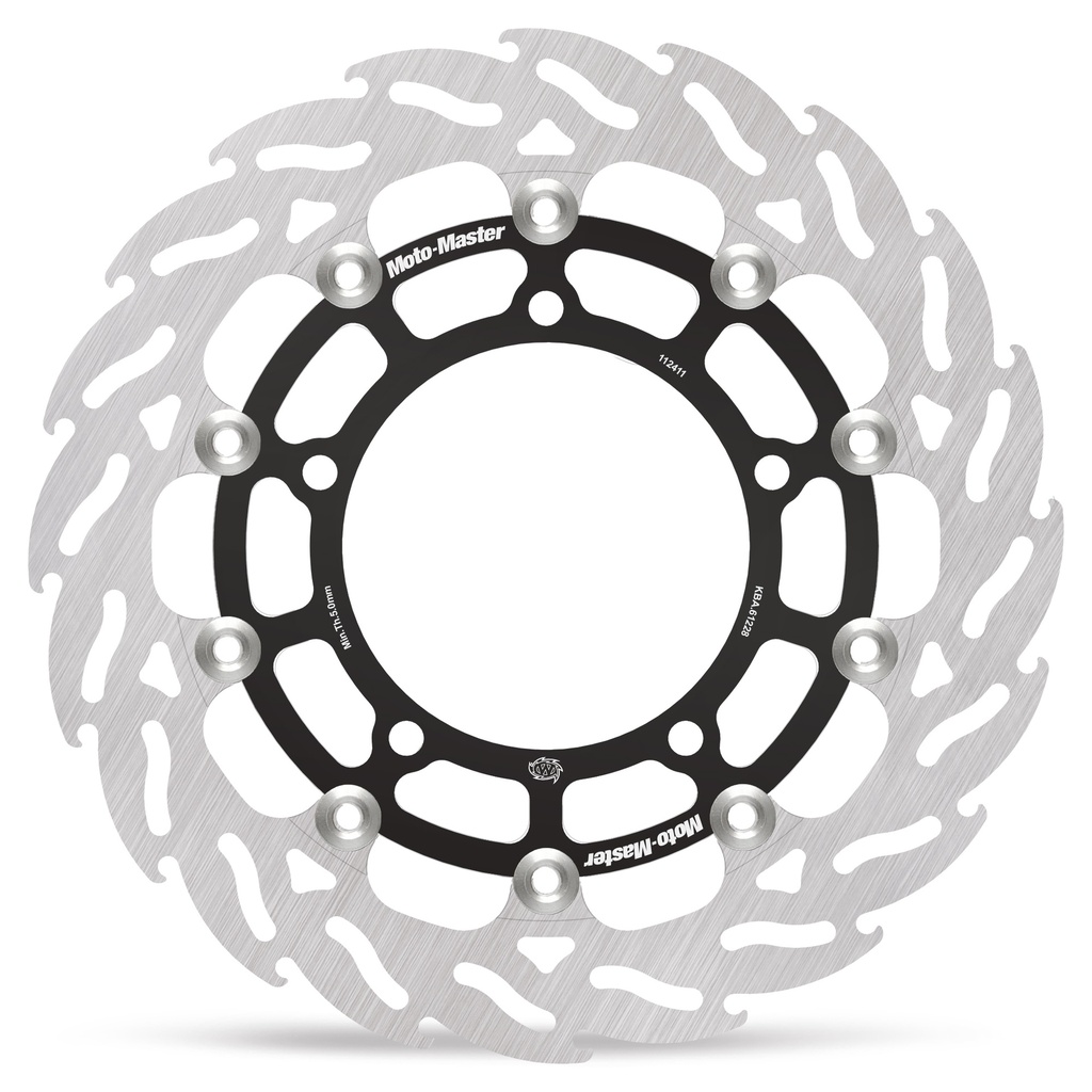 Moto-Master : Racing Flame Road disc | Floating | Front | Right | Suzuki: V-Strom 800DE, GSX-8R