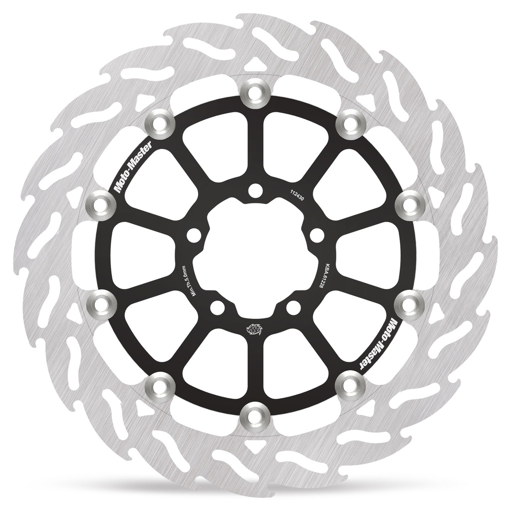Moto-Master : Racing Flame Road disc | Floating | Front | Right | KTM: 990 Duke 2024