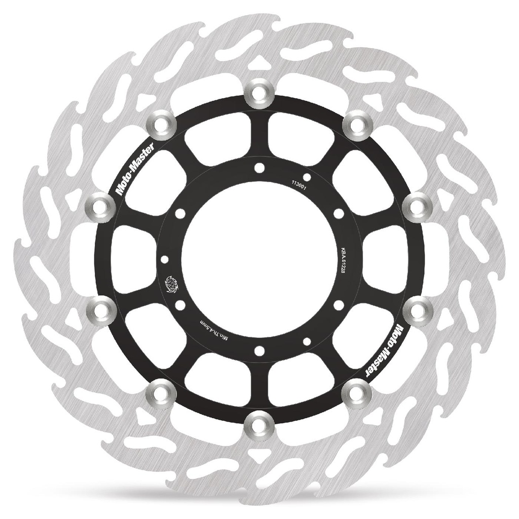 Moto-Master : Flame Road disc | Floating | Front | Left | Honda: CBR600F/Sport, CB900 Hornet
