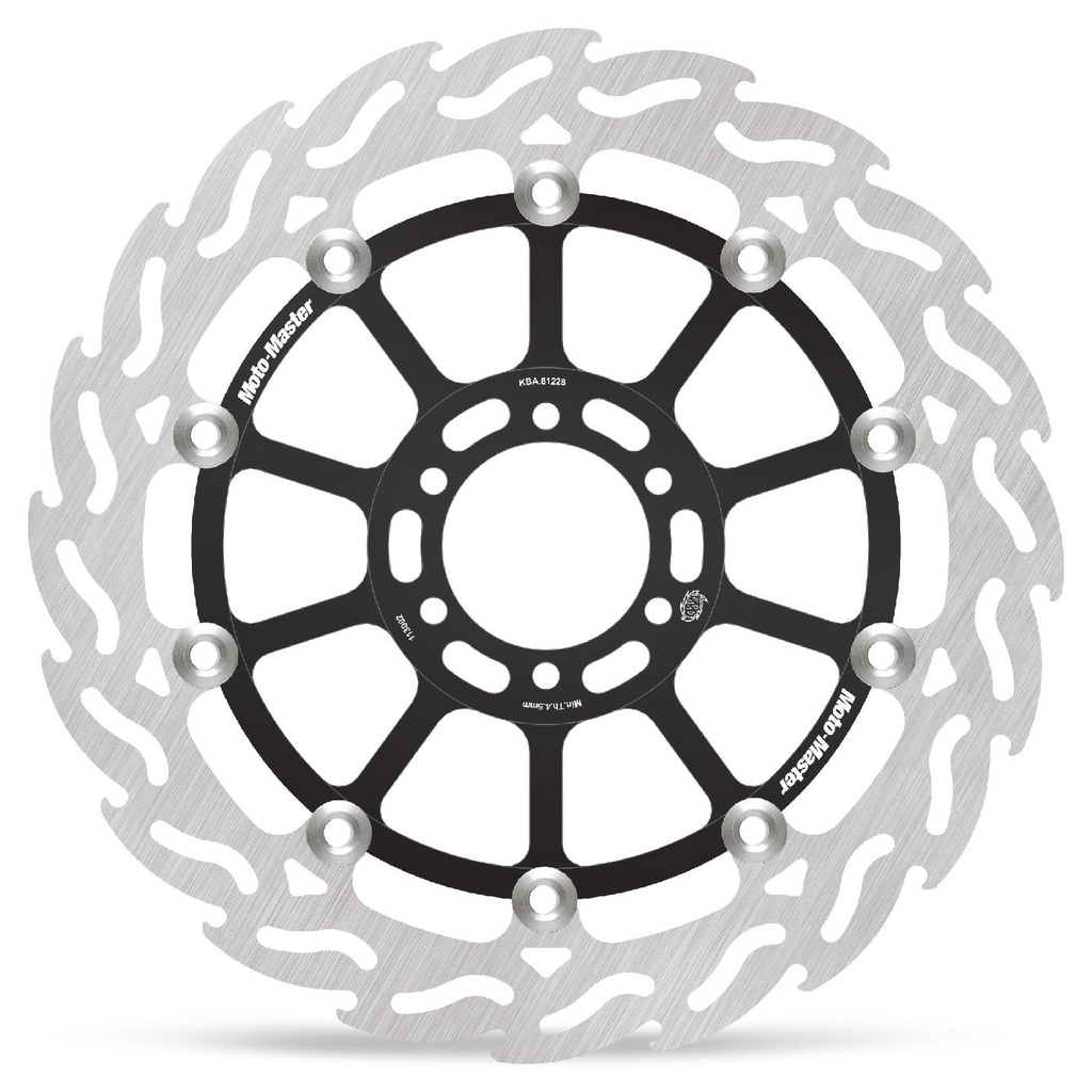 Moto-Master : Flame Road disc | Floating | Front | Left | Aprilia: RSV 1000, Tuono 1000