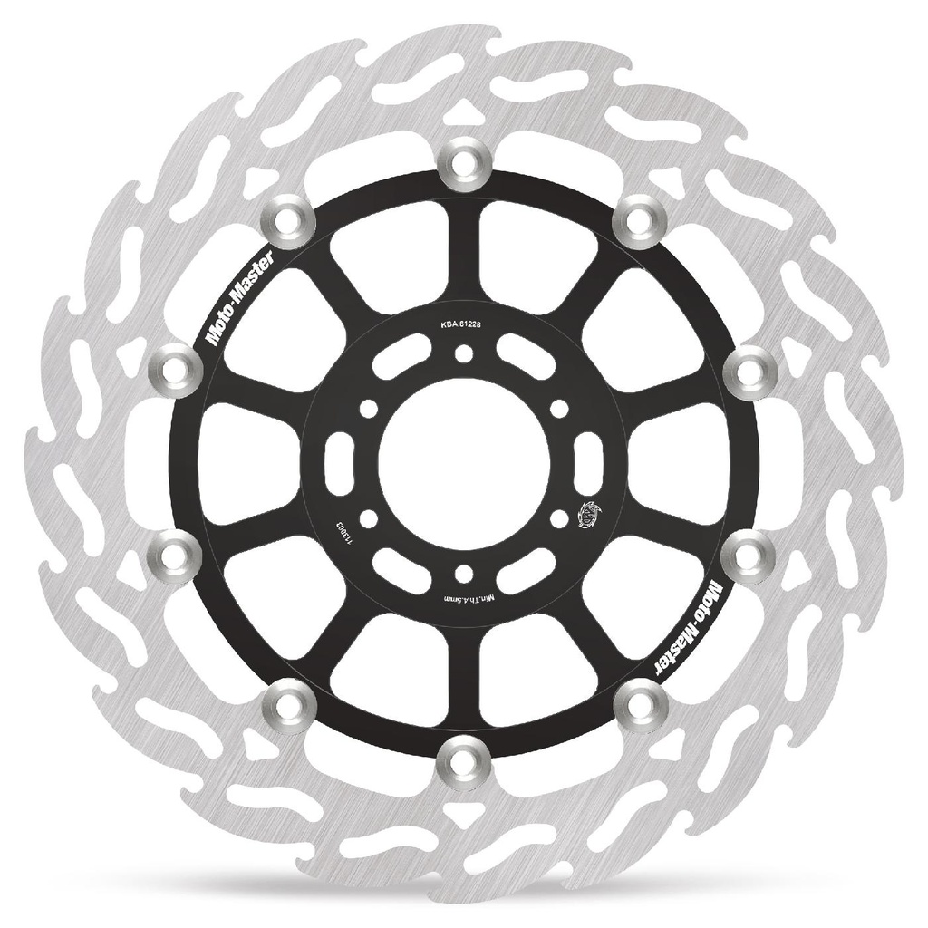 Moto-Master : Flame Road disc | Floating | Front | Left | Honda: CBR 400F-600F-900RR, VFR 400-750