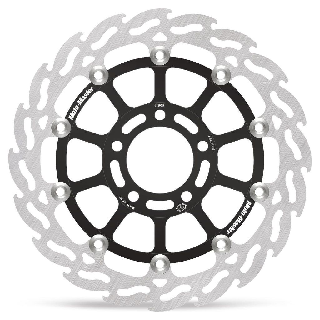 Moto-Master : Flame Road disc | Floating | Front | Left | Suzuki: GS600F Bandit, GSX600F/FM, RF600R, SV650S, GSX750F/FL/Slingshot
