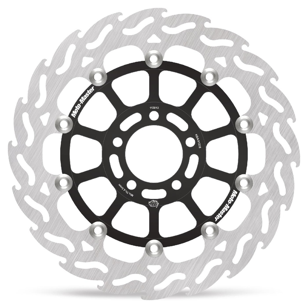 Moto-Master : Flame Road disc | Floating | Front | Left | Kawasaki: ZXR 400-750, ZRX 1100-1200